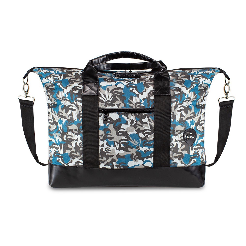 Weekender-Blue Camo Smell Proof Duffel Bag